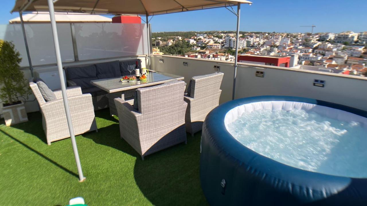 Apartment Beta - 2 Bedrooms, Private Rooftop Patio With Hot Tub, Bbq And View Ferragudo  Kültér fotó